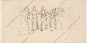 Χορός Ελληνίδων γυναικών Μέγαρα 1895-1896