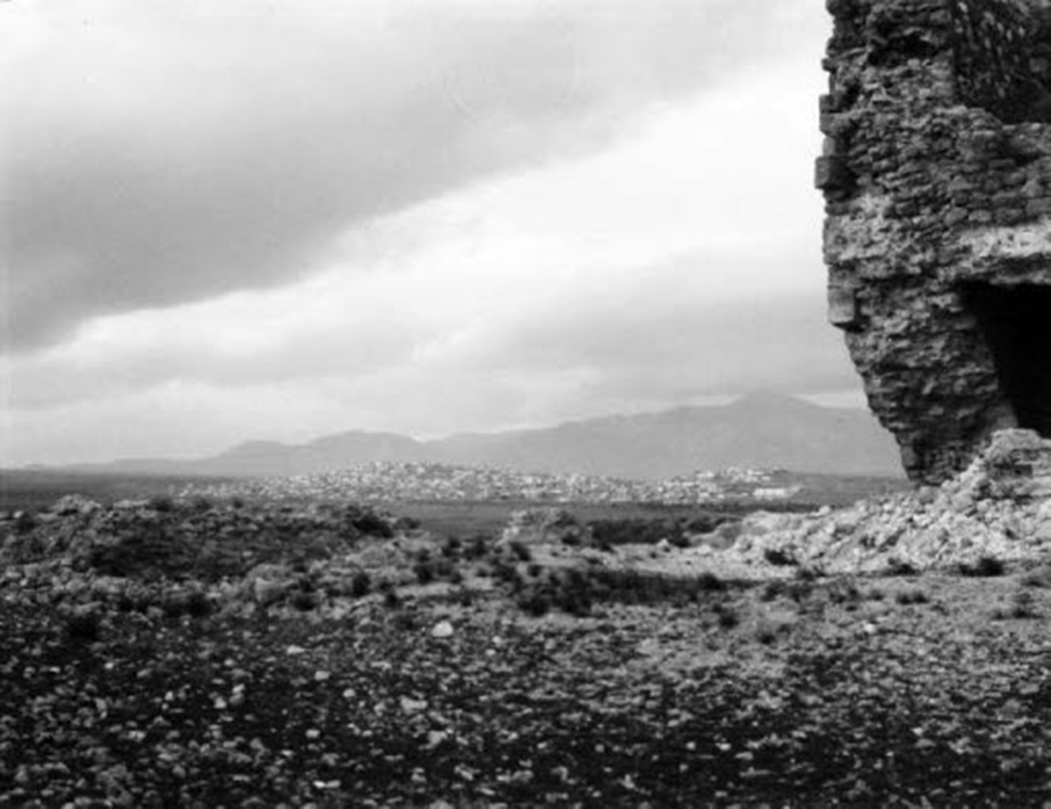 Μέγαρα άποψη απ το Παλαιόκαστρο Απρίλιος 1904